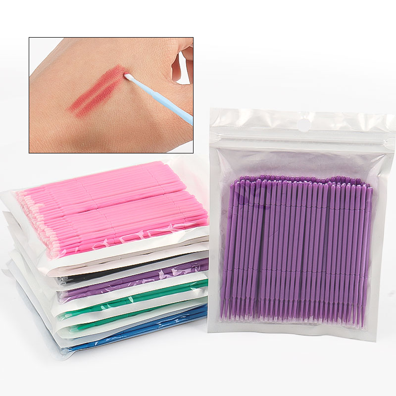 Eyelash Extension Last - 100 шт./пакет, бамбуковые тампоны для наращивания