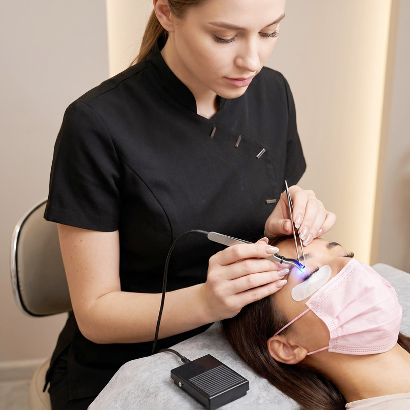 Eyelash Extension Uv Glue - Новая УФ-лампа с ножным управлением, тонкая,