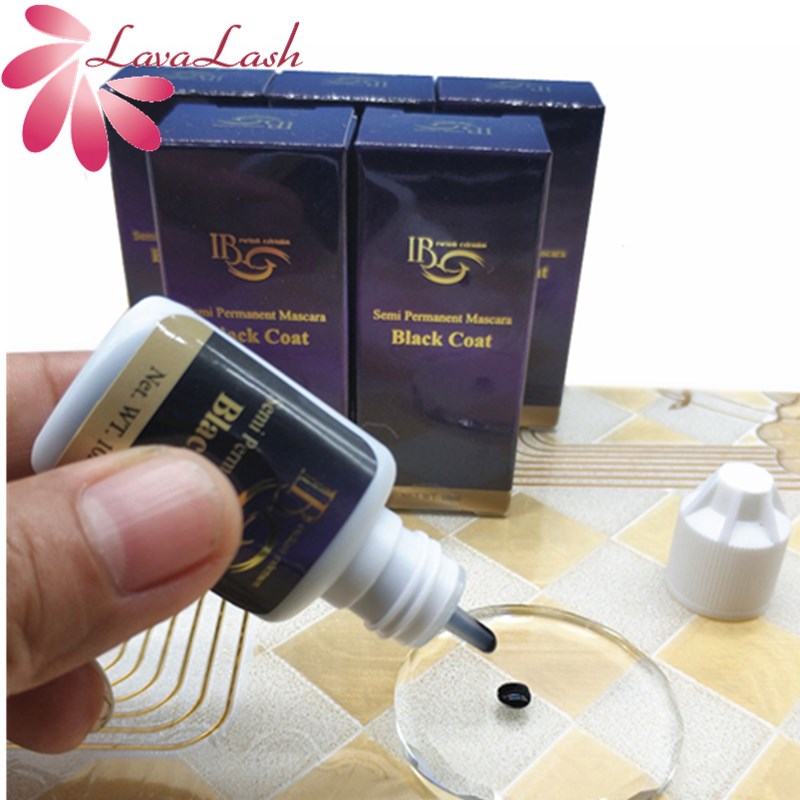 IB Ibeauty Черный гель-лак для – обзор и цена Eyelash Extension Permanent