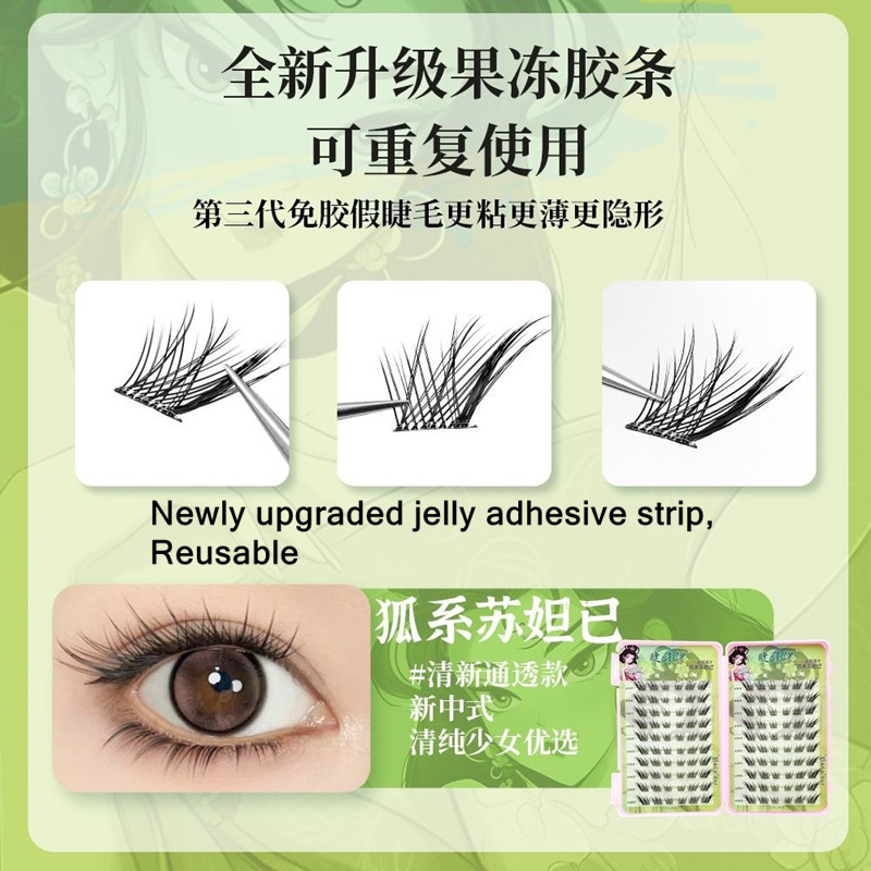 120 кластеров, клей, накладные – обзор и цена Eyelash Extension Uv Glue