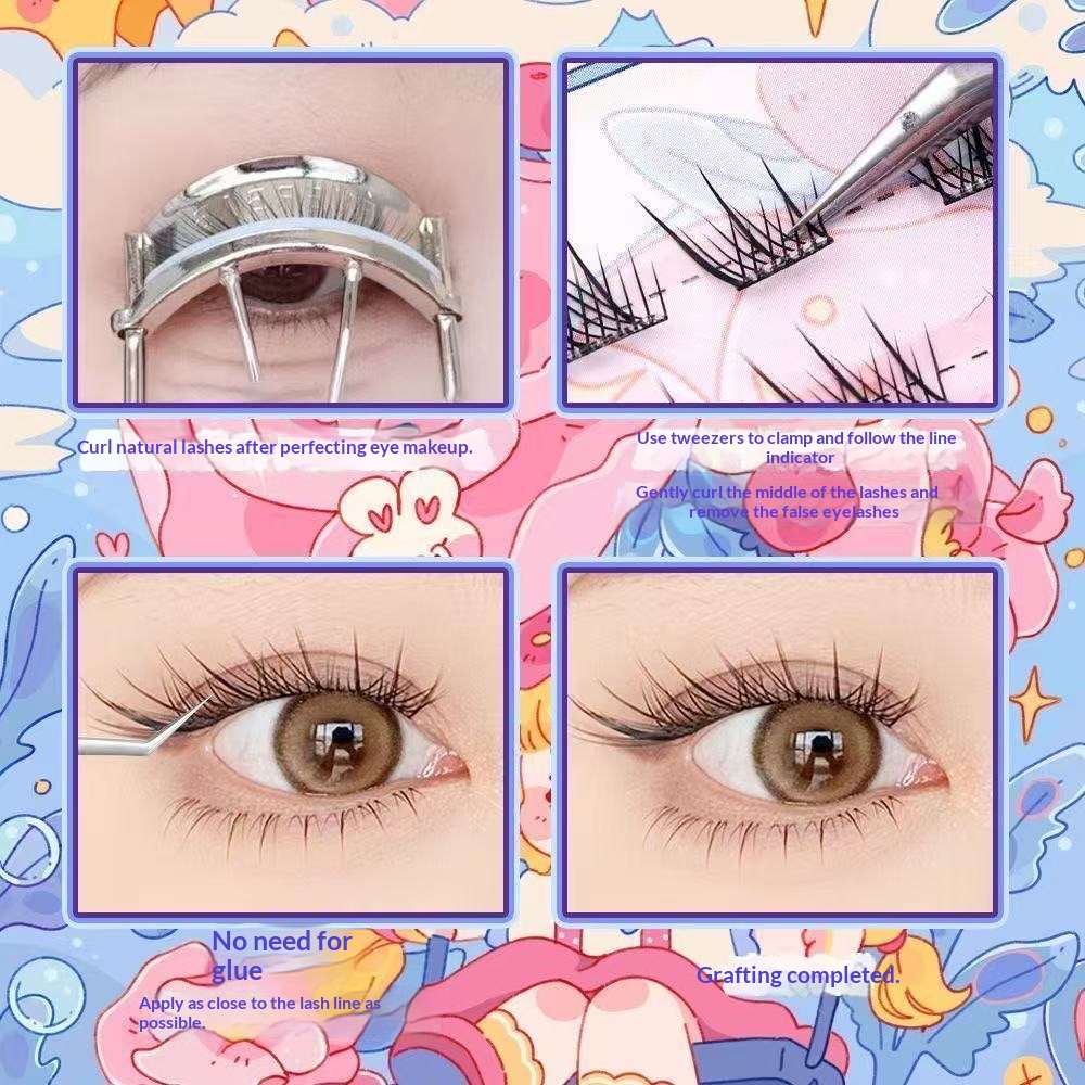 120 кластеров, клей, накладные – обзор и цена Eyelash Extension Uv Glue