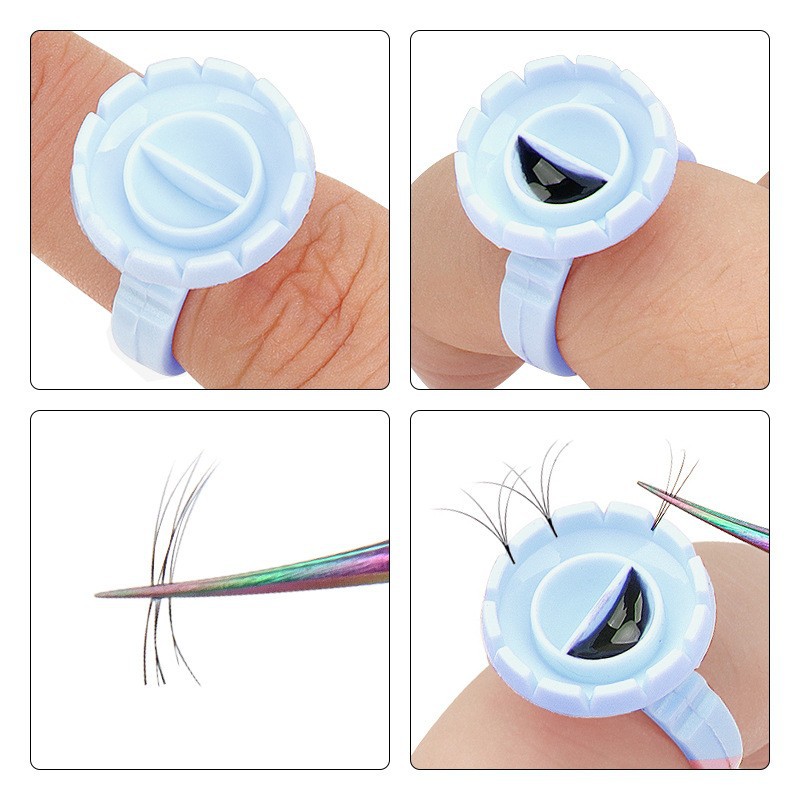 100 шт. одноразовый клей-кольц – обзор и цена Eyelash Extension Last