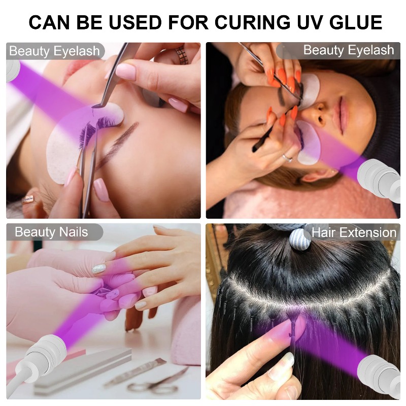 УФ-лампа для наращивания ресни – обзор и цена Eyelash Extension Uv Glue